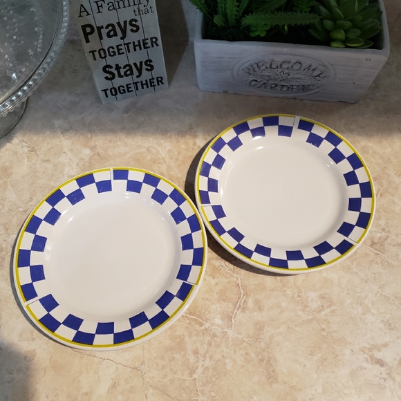 Gibson Dining Rare Plated Diner Plates Antique Vintage Poshmark